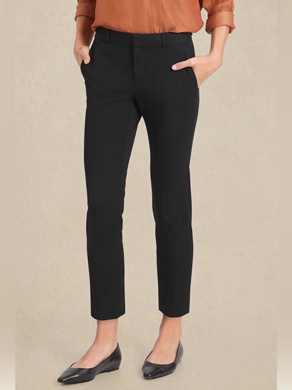 Banana Republic Avery straight-fit washable pants with mild stretch